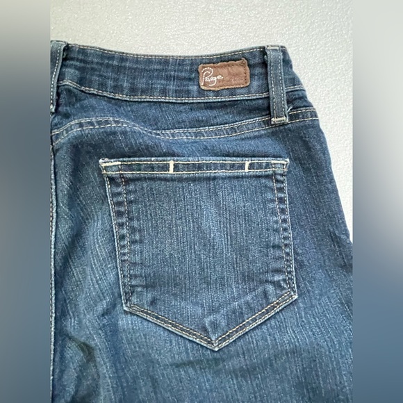 Paige Women’s Blue jeans size 27 Roxie Crop Medium  wash - Picture 8 of 8